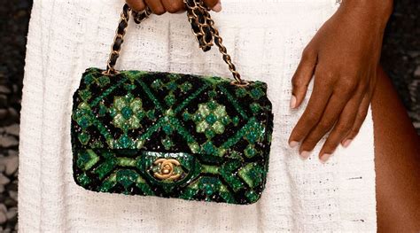 chanel tweed bag green|chanel tweed bag price.